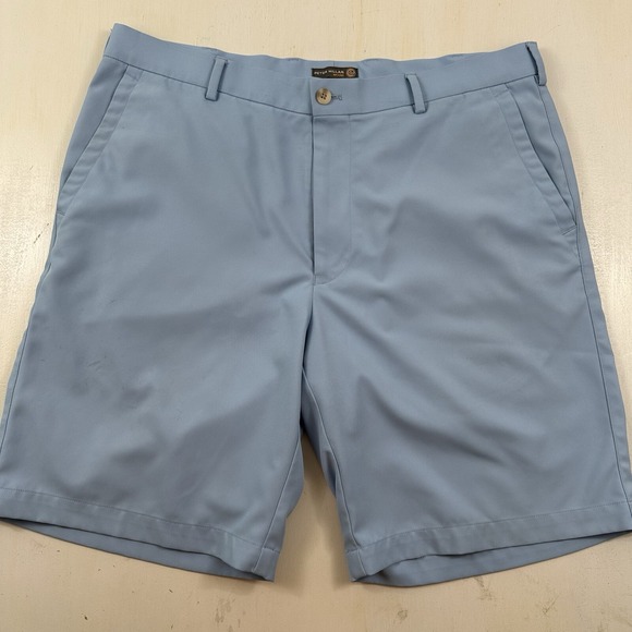 Peter Millar Other - Peter Millar salem shorts Men's 36 Performance Chino Golf Light Blue Wicking